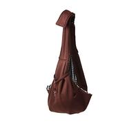 Dog Sling Carrier, Hand - Free Portable Pet Sling Bag for Small Dogs, Breathable Nylon Shoulder Strap Carrier with Safety Hook, for Park Walks, Daily Errands, Metro and Mall