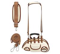 Dog Sling Carrier - S M L Lightweight Portable Walking Bag | Hands Free Pet Travel Bag | Outdoor Shoulder Pouch For Vet Beach Park Car Airline Road Trip Vacation Daily Walk Use