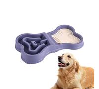 Dog Slow Feeder Bowl - Dish Slow Feed Dish | Non Slip Puppy Bowl For Home, Slow Down Eating Anti-Slip Design Bowls For Preventing Bloat, Stable Feeding With Non-Slip Base For Small & Medium Dogs