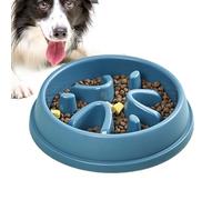Dog Slow Feeder Bowl - Puzzle Anti Gulp Eating Dish, Cat Slow Feeding Food