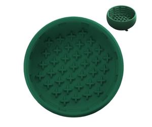 Dog Slow Feeder Bowl - Silicone Non-Slip Feeding Base | Small Slow Feeder Dog Bowls for Small Medium Pet Cat Indoor Outdoor Feeding Training Healthy Eating