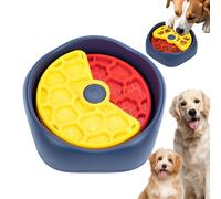 Dog Slow Feeder Bowl, Three-Layer Rotating Anti-Choking Food Dish for Puppies and Pets, Interactive Pet Bowl for Home, Kitchen, Or Living Room, Promotes Healthy Eating, Reduces Choking