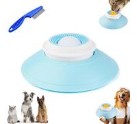 Dog Slow Feeder Lick Bowl, 2-in-1 Liquid Food Dispenser & Licking Ball, Anxiety Relief Calming Toy for Boredom, Non-Slip Enrichment Supplies for All Dogs and Cats (White)