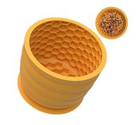 Dog Slow Feeder Lick Bowl | Alimentation lente pour chiot en silicone de 620 ml - Alimentation au four chiot interactif à micro-ondes avec tapis d'aspiration qui empêchent l'étouffement