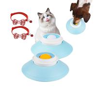 Dog Slow Feeder Lick Bowl, Tapis de léchage Chien, Jouet de léchage de Chien Ventouse puissante, Interactive Dog Toys, Jouets éducatifs pour Animaux de Compagnie d'intérieur/d'extérieur (A+B)