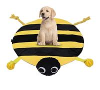 Dog Sniffing Mat, Colorful Bunny Feeding Pad, Interactive Slow Feeding Sniffing Mats for Training Dog and Puppy with Pull Rope and Food Leaking Ball, Convenient Cleaning