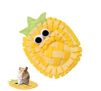 Dog Sniffing Mat - Jouet en forme d'ananas en forme de puppy - Tapis d'enrichissement interactif pour chiens moyens et larges - Pour l'entraînement - Stimulation mentale - Jouer à la maison