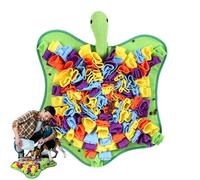 Dog Sniffing Pad - 63x53x12cm Turtle En Forme De Tapis Avec Son | Jouet D'alimentation Interactive Puzzle | Tapis D'entraînement Lent | Coussin D'enrichissement Pour Soulager L