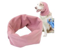 Dog Snood Ear Cleaner Wrap - Calming Noise Reduction Hood | Cotton Pet Neck