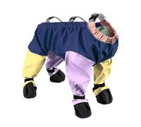 Dog Snowsuit Waterproof Non Slip Cold Weather Outfit with Attached Boots, Winter Dog Clothing for Small Medium Large Puppies, Outdoor Hiking Home Indoor Walking Protection for Dogs