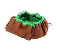 Dog Snuffle Mat | Adjustable Slow Feeder & Interactive Puzzle Toy | Secure Grip Sniffing Pad for Puppies/Cats/Small Pets | Machine Washable Felt (Coffee)