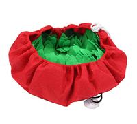 Dog Snuffle Mat | Adjustable Slow Feeder & Interactive Puzzle Toy | Secure Grip Sniffing Pad for Puppies/Cats/Small Pets | Machine Washable Felt (Red)