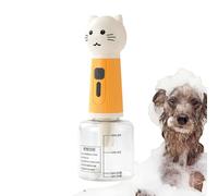 Dog Soap Sprayer - 20cm Electric Dog Shampoo Dispenser USB Charging | Automatic Cleaning Foam Machine Pet Bath Supplies For Daily Washing Travel Outdoor Backyard Walking Garden Family Deck