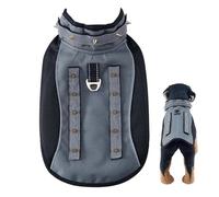 Dog Spike Vest - Polyester | Protective Anti-Bite Dog Clothing, Breathable Pet Safety Vest | Spike Jacket for Small Medium Dogs, Outdoor Walking, Travel, Camping, Night Safety Use
