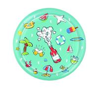 Dog Sprinkler Pad, Interactive Pet Water Play Mat, 39.37 inches Exquisite Workmanship, Sturdy Fun Splash Design for Pool, Playground, Backyard, Indoor, Gym, and Outdoor Use