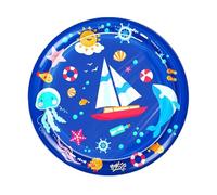 Dog Sprinkler Pad, Outdoor Water Play Mat, Interactive Pet Splash Pool, Foldable Summer Toy, Durable Cooling for Playground Backyard Indoor Gym Pet Recreation, 39.37 inches