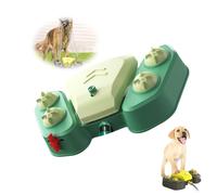 Dog Sprinkler Paw Activated, Dog Sprinkler for Outdoor,Paw-Activated Large Puppy Water Fountain with Adjustable Spray, Pet Water Toy for Play and Drinking (Green)