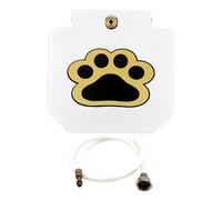 Dog Sprinkler Toy - Stainless Steel ABS 22cm, Outdoor Dog Fountain, Adjustable Pressure | Step on Activation, Pet Water Dispenser, Dogs Water Feeder for Grass, Lawn, Backyard, Patio