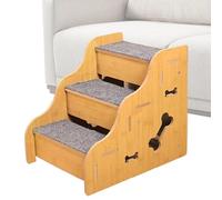 Dog Stair Ramp - Puppy Climbing Steps for Bed Access, Indoor Support | Portable Mobility Aid for Pet, Sofa, Couch, Window, Living Room, RV, Furniture, Apartment Use