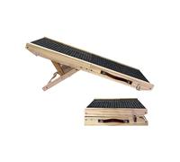 Dog Stairs Ramp, Folding Four Level Pet Steps, Bed Access Ladder for Small Dogs, Adjustable Height Puppy, Pet Climbing Aid Ladder, Access Steps for Couch Chair Window Car Indoor Use