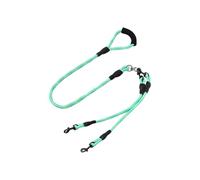 Dog Strap, Pet Lead Cord, 59.06 inches Portable 360 Degree Rotating Double Rope Animal Safety Gear, Pets Walk Training for Strolling, River Crossing, Trekking, Yard Walking and Running