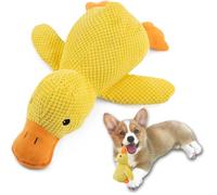 Dog Stress Relief Duck,Dog Stress Reliever Toy,Squeaky Dog Toy Plush Squeaky Toy Stress Reliever Toy Stress Reliever Toy Small Medium Large Yellow S