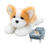 Dog Stuffed Animal 15.7 Inches Lying Down Pose Plush That Pillow Soft Toys