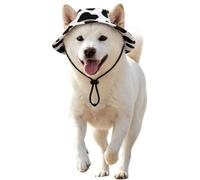 Dog Sun Hat - Adjustable Wide Brim UV Blocking Outdoor with Ear Hole