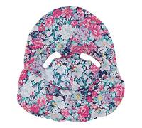 Dog Sun Hat with Sun Protection | Floral Pet Hat for Eye Care/Beach Walks/Outdoor | Adjustable Strap, Lightweight & Comfortable for Dogs Cats (M)