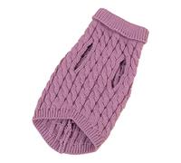 Dog Sweaters, Winter Dog Knitted Sweater, Soft Lightweight Material, Warm Cozy Fit, Pet Accessories Jacket Outfit for Outdoor, Cold Weather, Walks and Daily Wear, Pink, Navy