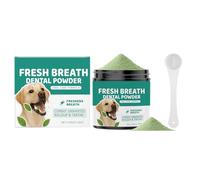 Dog Teeth Cleaning Powder - 40g Mouth Care | Pet Cat Teeth Washing Solution, Animal Grooming Accessory for Small Medium Large Breeds, Reliable Shelter Travel Hygiene