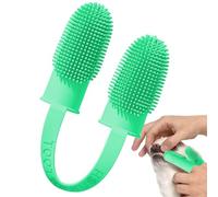 Dog Toothbrush Finger - Silicone réutilisable, design 360 degrés, Soft Bristles, Easy Grip | Teeth Cleaning for Dogs, Brush Puppies, Bad Breath Control, Care, Pet Hygiene