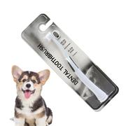 Dog Toothbrush Set, Kitten Oral Brush, 6.61x0.75in Soft Bristle Cleaner, Non Slip Handle, Gentle Tool for Pet Teeth Cleaning, Home Grooming, Daily Care, Pets Cleaning