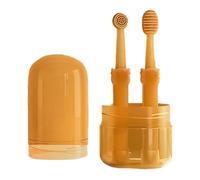 Dog Toothbrush Set, Pet Care Kit, Cat Teeth Cleaning Tool, 2PCS Soft Bristles with Silicone Handles for Gentle Cleaning, Easy Grip Design for Puppies Kittens Small Medium Dogs, Bathroom Household Use