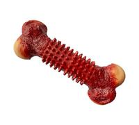 Dog Toy - 18cm PVC, Chew Proof Bone, Internal Squeaker | Durable, Squeaky Puppy Toy, Calming Pet Chew For Indoor, Outdoor, Home, Backyard, Park, Play, Holiday, Travel, Animal, Stress, Teething