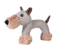 Dog Toy Doll, Fun Sound Chewer, Soft Teeth Cleaner with Easy Use, Interactive Pet Toy with Strong Function, Pet Care Accessory, Handy Aid for Outdoor Indoor Christmas Birthday Aggressive Chewers