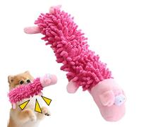 Dog Toy - Flannel, 10.04x3.15x2.36in Chew Toy Squeaky Interactive Design | Teething Enrichment Pet Toys, Dog Chew Toys For Indoor Play, Outdoor Fetch, Birthday