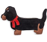 Dog toy made of sturdy and indestructible leather frog lily.[C59]