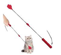 Dog Toy Stick - Dog Flirt Pole | Silicone Head Training Sticks Wiith Fiber Rod | Household Pet Supplies With Ergonomic Handle | Fiber Rod Toy Stick With Silicone Head | Pet Training Equipment