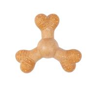 Dog Toys for Aggressive Chewers, Wooden Bread Knot Bite-Resistant Teething Toys, Durable Puppy Chew Midget, Tough Dog for Small, Medium & Large Dogs, Cute & Safe, 1 Piece, Fun Design