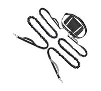 Dog Traction Rope, Pet Running, 4x6.8 inches Hands Design Adjustable Reflective Cord, Built in Zipper Pouch for Travel, Camping, Hiking, Outdoor Jogging and Biking