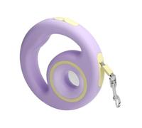 Dog Traction Rope, Retractable Cord, 5.71in Telescopic Pet Lead, Non Slip Ergonomic Handle, Shock Absorbing Design for Outdoor, Training Tool, Nighttime, Walks, Hiking Cats