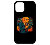 Dog Trader Funny Finance Illustration Coque pour iPhone 12/12 Pro