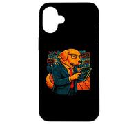 Dog Trader Funny Finance Illustration Coque pour iPhone 16 Plus