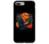 Dog Trader Funny Finance Illustration Coque pour iPhone 7 Plus/8 Plus