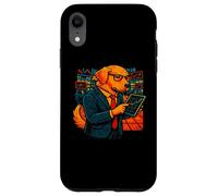 Dog Trader Funny Finance Illustration Coque pour iPhone XR