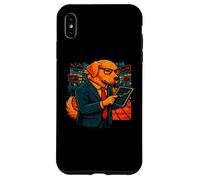 Dog Trader Funny Finance Illustration Coque pour iPhone XS Max