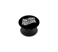 Dog Trainer Paw Print Professor Animal Behaviorist PopSockets PopGrip Adhésif