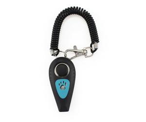 Dog Training Clicker - 2 in 1 Pet Clicker and Whistle, Behavior Aid with Wrist Strap, Silent Recall Device for Dogs Cats Small Animals, Training Tool for Obedience, Agility Positive Reinforcement