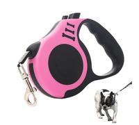 Dog Training Tools, Nylon Rope, Retractable Dog Lead, Polyvalent Various Outdoor Activities, Day or Night Walks, Outdoor Adventures, 16 x 3,2 x 11 cm Blue Pink Green